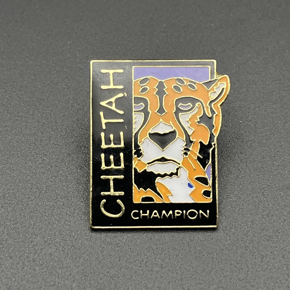 Borden Species Survival Plan Cheetah Champion Lapel‎ Hat Pin